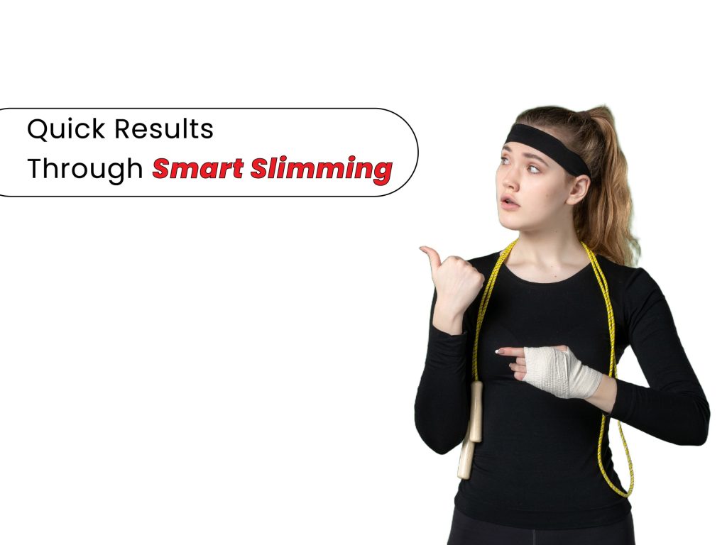 Woman undergoing non-surgical weight loss treatment at Dr. ShapeX Visakhapatnam